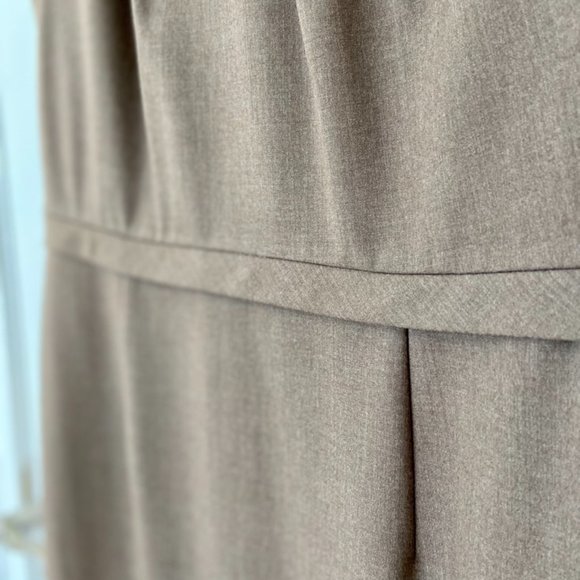 Tahari by ASL Solid Brown Cocktail Dress [8] - Picture 3 of 9